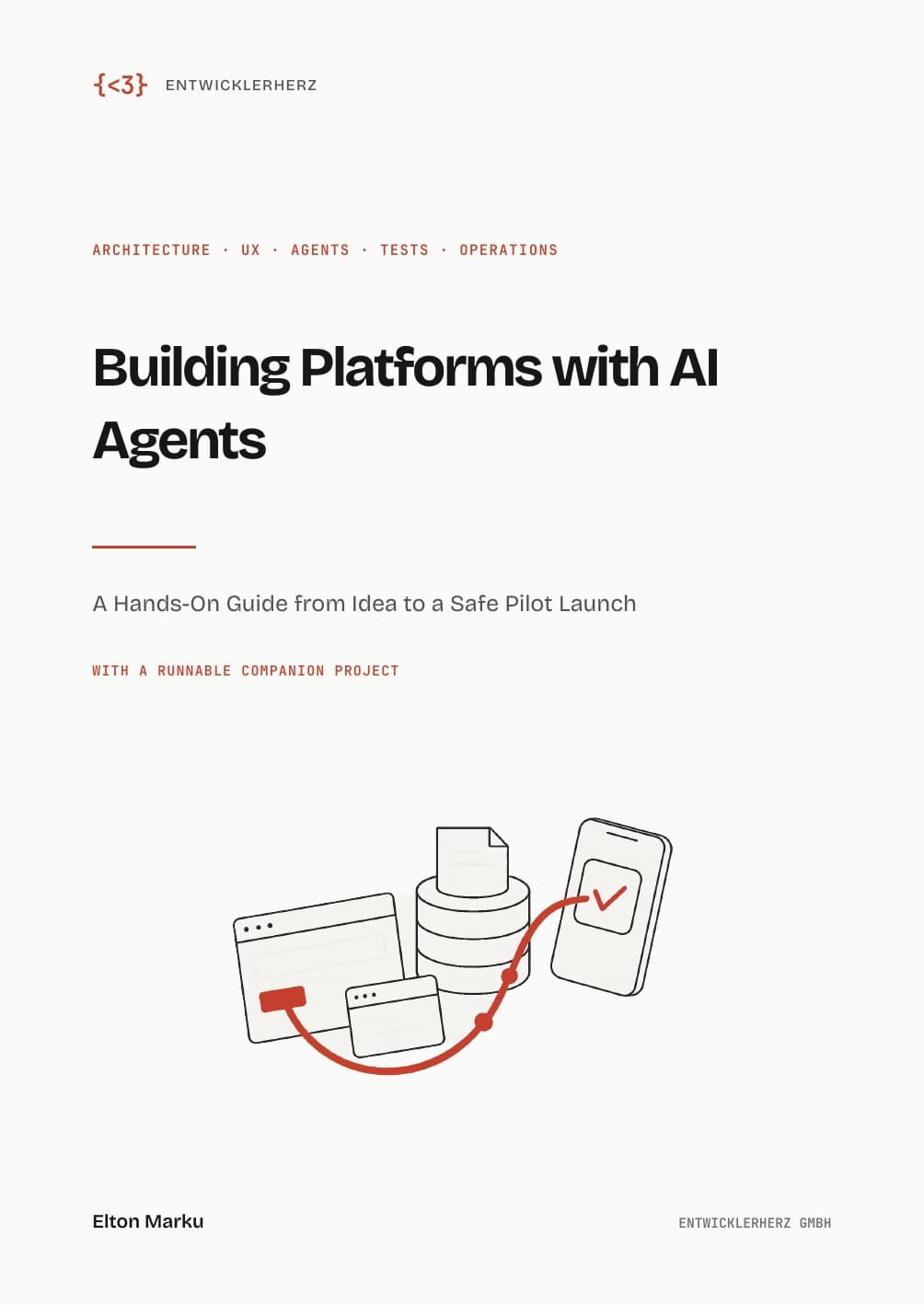Book cover: Building Platforms with AI Agents by Elton Marku